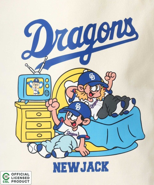 NEW JACK（ニュージャック）の「NEW JACK（ニュージャック）セ・リーグ球団プリント キャンバストートバッグ/プロ野球 イラスト ユニセックス（トートバッグ・メンズ・ホワイト系6/ホワイト系4/ホワイト系2/ホワイト系1/ホワイト系5/ホワイト系3・FREE）」の17枚目の写真