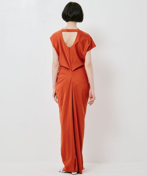 IHNN(イン)の「【IHNN/イン】《STUDIOUS別注》WHIFFLING DRESS/ウィフリングドレス(ドレス・レディース・ミント/オレンジ・38/36)」の5枚目の写真