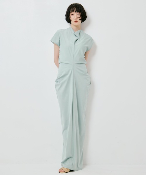 IHNN(イン)の「【IHNN/イン】《STUDIOUS別注》WHIFFLING DRESS/ウィフリングドレス(ドレス・レディース・ミント/オレンジ・38/36)」の12枚目の写真