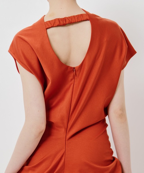 IHNN(イン)の「【IHNN/イン】《STUDIOUS別注》WHIFFLING DRESS/ウィフリングドレス(ドレス・レディース・ミント/オレンジ・38/36)」の10枚目の写真