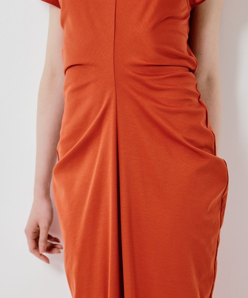 IHNN(イン)の「【IHNN/イン】《STUDIOUS別注》WHIFFLING DRESS/ウィフリングドレス(ドレス・レディース・ミント/オレンジ・38/36)」の8枚目の写真