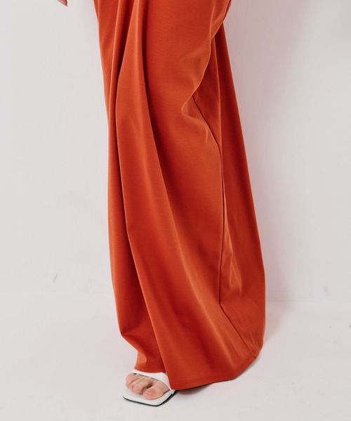 IHNN(イン)の「【IHNN/イン】《STUDIOUS別注》WHIFFLING DRESS/ウィフリングドレス(ドレス・レディース・ミント/オレンジ・38/36)」の9枚目の写真