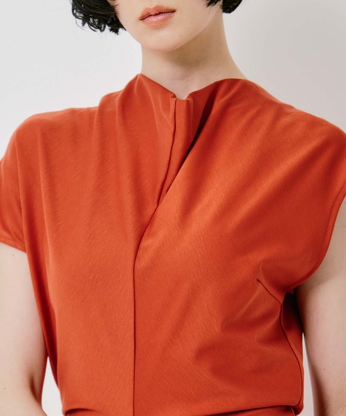 IHNN(イン)の「【IHNN/イン】《STUDIOUS別注》WHIFFLING DRESS/ウィフリングドレス(ドレス・レディース・ミント/オレンジ・38/36)」の7枚目の写真