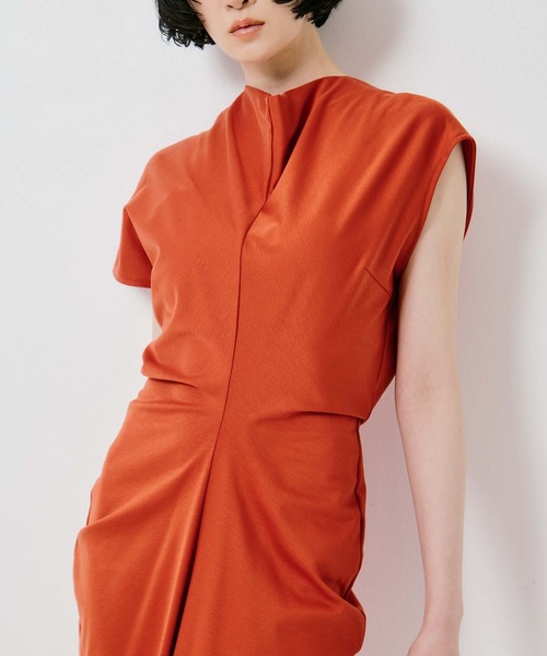 IHNN(イン)の「【IHNN/イン】《STUDIOUS別注》WHIFFLING DRESS/ウィフリングドレス(ドレス・レディース・ミント/オレンジ・38/36)」の6枚目の写真