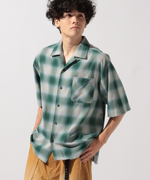 niko and...(ニコアンド)の「ドライタッチオンブレーシャツ(シャツ/ブラウス・メンズ・ブルー/ブラック/グリーン・MEDIUM/LARGE)」の17枚目の写真