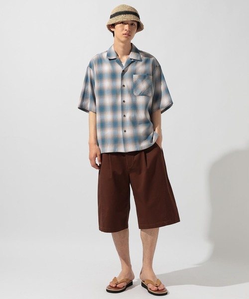 niko and...(ニコアンド)の「ドライタッチオンブレーシャツ(シャツ/ブラウス・メンズ・ブルー/ブラック/グリーン・MEDIUM/LARGE)」の18枚目の写真