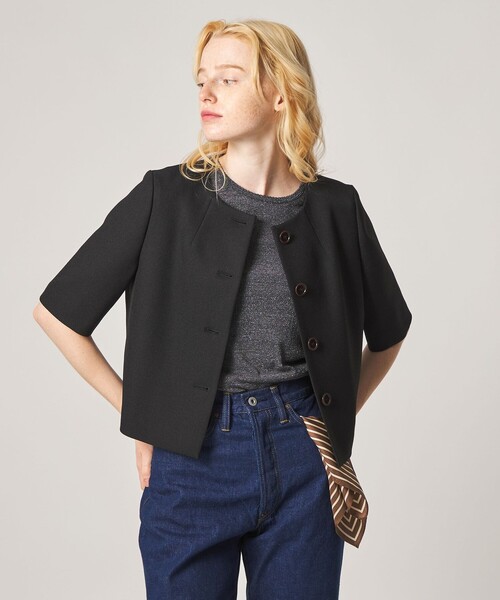 Steven Alan(スティーブンアラン)の「<Steven Alan>ショートスリーブ ジャケット(シャツ/ブラウス・レディース・モカ/ブラック・S/M)」の10枚目の写真