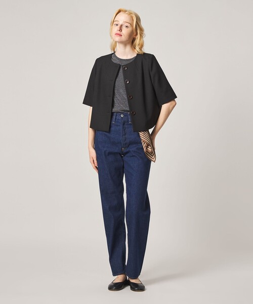 Steven Alan(スティーブンアラン)の「<Steven Alan>ショートスリーブ ジャケット(シャツ/ブラウス・レディース・モカ/ブラック・S/M)」の11枚目の写真