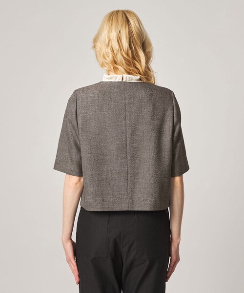 Steven Alan(スティーブンアラン)の「<Steven Alan>ショートスリーブ ジャケット(シャツ/ブラウス・レディース・モカ/ブラック・S/M)」の14枚目の写真