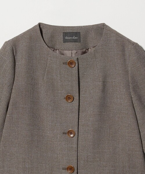 Steven Alan(スティーブンアラン)の「<Steven Alan>ショートスリーブ ジャケット(シャツ/ブラウス・レディース・モカ/ブラック・S/M)」の17枚目の写真