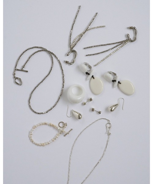 anuke（アンヌーク）の「Cube Beads Necklace（ネックレス・レディース・シルバー・FREE）」の7枚目の写真