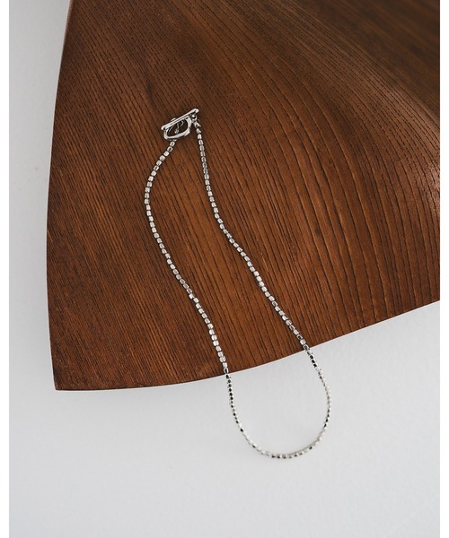 anuke（アンヌーク）の「Cube Beads Necklace（ネックレス・レディース・シルバー・FREE）」の8枚目の写真
