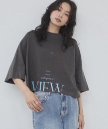 ワイドショート ロゴTシャツ