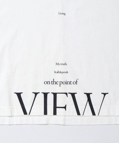 hunch(ハンチ)の「ワイドショート ロゴTシャツ(Tシャツ/カットソー・レディース・アッシュブラウン/チャコール/ピンクベージュ/オフホワイト・FREE)」の12枚目の写真