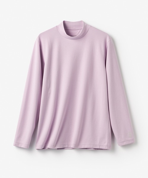 DoCLASSE( ドゥクラッセ)の「リカバリーウェア24365・天竺モックネック長袖(Tシャツ/カットソー・メンズ・ラベンダー/グレー/ネイビー/ホワイト/ブラック/ライトブルー/チャコール・LL/L/M/3L/S)」の7枚目の写真