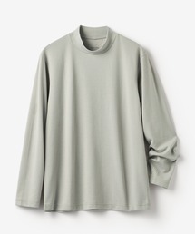 リカバリーウェア24365・天竺モックネック長袖