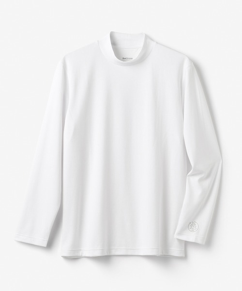 DoCLASSE( ドゥクラッセ)の「リカバリーウェア24365・天竺モックネック長袖(Tシャツ/カットソー・メンズ・ラベンダー/グレー/ネイビー/ホワイト/ブラック/ライトブルー/チャコール・LL/L/M/3L/S)」の1枚目の写真