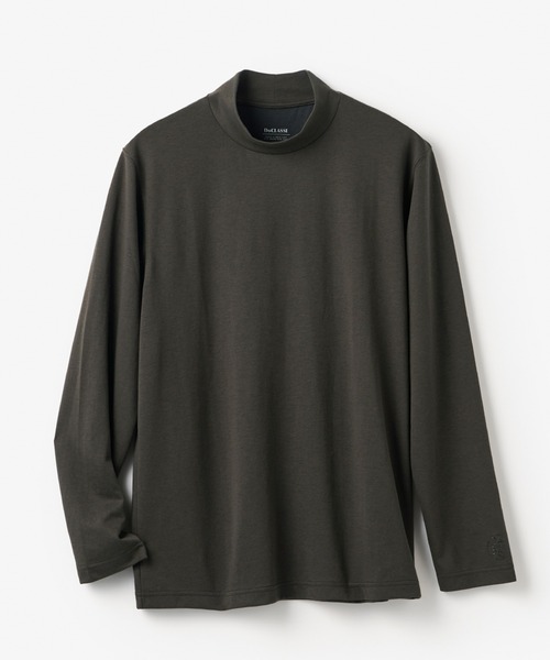 DoCLASSE( ドゥクラッセ)の「リカバリーウェア24365・天竺モックネック長袖(Tシャツ/カットソー・メンズ・ラベンダー/グレー/ネイビー/ホワイト/ブラック/ライトブルー/チャコール・LL/L/M/3L/S)」の4枚目の写真