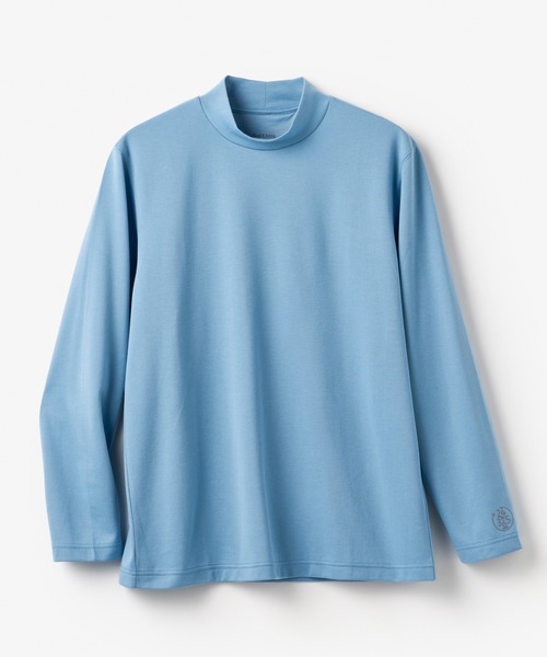 DoCLASSE( ドゥクラッセ)の「リカバリーウェア24365・天竺モックネック長袖(Tシャツ/カットソー・メンズ・ラベンダー/グレー/ネイビー/ホワイト/ブラック/ライトブルー/チャコール・LL/L/M/3L/S)」の5枚目の写真