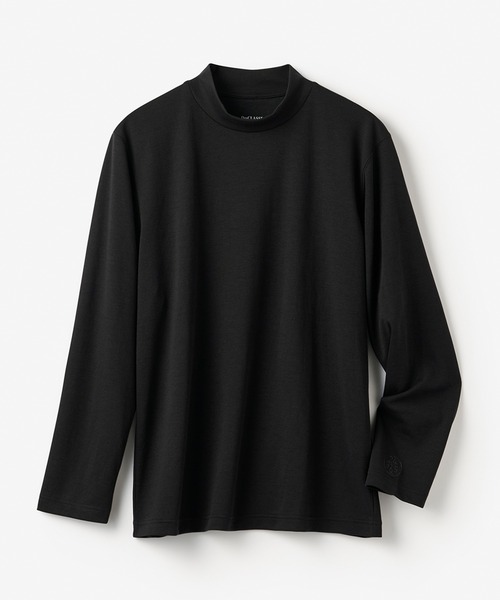 DoCLASSE( ドゥクラッセ)の「リカバリーウェア24365・天竺モックネック長袖(Tシャツ/カットソー・メンズ・ラベンダー/グレー/ネイビー/ホワイト/ブラック/ライトブルー/チャコール・LL/L/M/3L/S)」の2枚目の写真