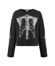 ANOTHERYOUTH（アナザーユース）の「X-ray ワッフルロングスリーブ - ブラック（Tシャツ/カットソー）」
