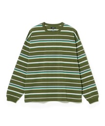 ルーズ ボーダー ロングスリーブ Tシャツ