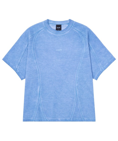 HUF(ハフ)の「WASHED PANELED CREW(Tシャツ/カットソー・メンズ・ライトブルー/チャコールグレー/ブラウン系その他・XL/L/M/S)」の12枚目の写真
