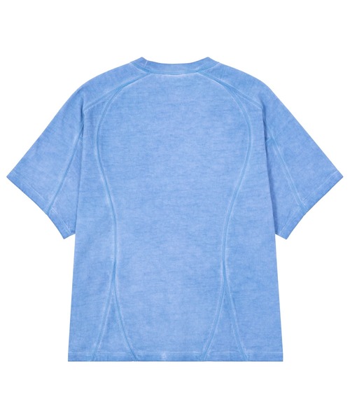 HUF(ハフ)の「WASHED PANELED CREW(Tシャツ/カットソー・メンズ・ライトブルー/チャコールグレー/ブラウン系その他・XL/L/M/S)」の13枚目の写真