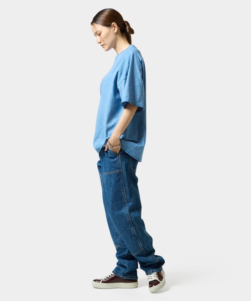 HUF(ハフ)の「WASHED PANELED CREW(Tシャツ/カットソー・メンズ・ライトブルー/チャコールグレー/ブラウン系その他・XL/L/M/S)」の17枚目の写真