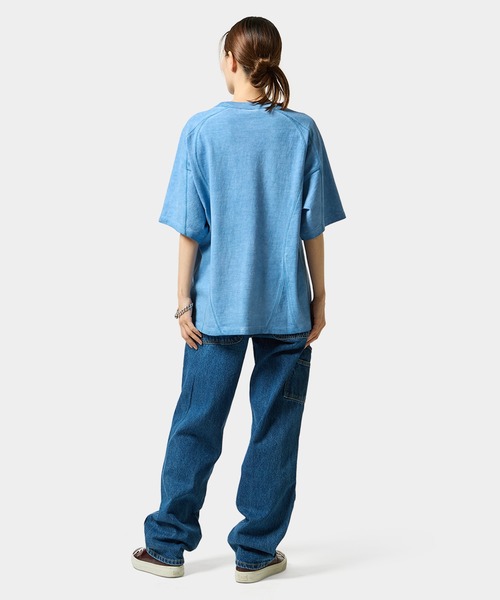 HUF(ハフ)の「WASHED PANELED CREW(Tシャツ/カットソー・メンズ・ライトブルー/チャコールグレー/ブラウン系その他・XL/L/M/S)」の18枚目の写真
