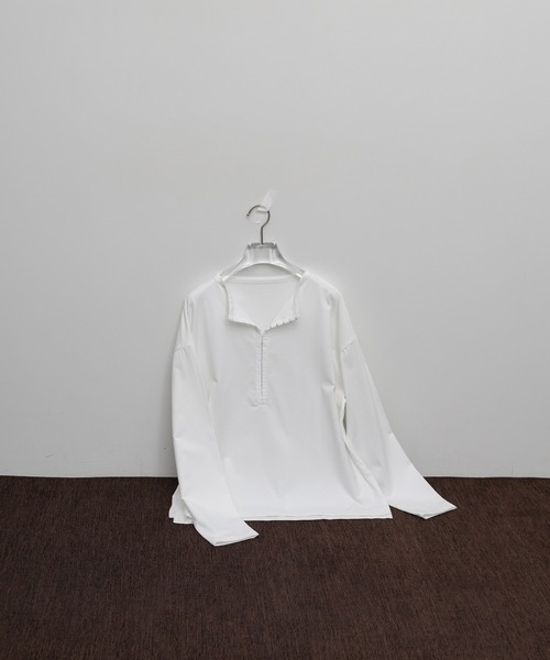 select MOCA Et(セレクトモカエト)の「【Et】Oversized Front Hook Long Tee(Tシャツ/カットソー・レディース・ホワイト/ブラック・FREE)」の17枚目の写真