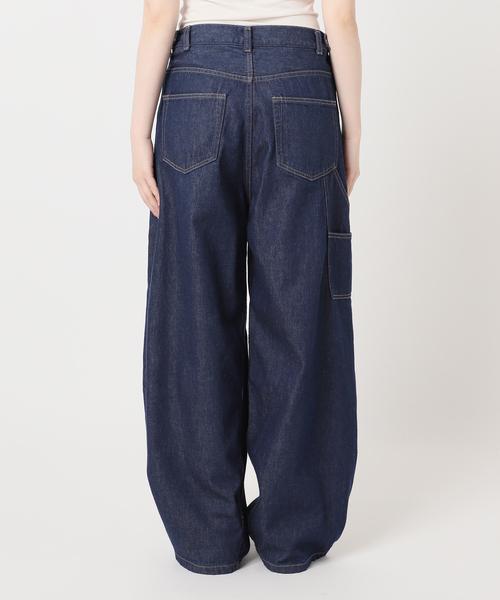 journal standard L'essage（ジャーナルスタンダードレサージュ）の「ダブルニーワイドデニムパンツ（デニムパンツ・レディース・ブルー/ネイビー・38/36）」の17枚目の写真