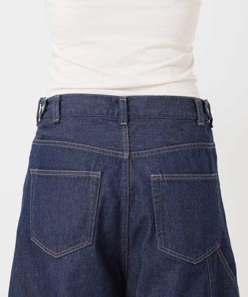 journal standard L'essage（ジャーナルスタンダードレサージュ）の「ダブルニーワイドデニムパンツ（デニムパンツ・レディース・ブルー/ネイビー・38/36）」の20枚目の写真