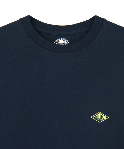 DANTON(ダントン)の「Store-Exclusive Short-Sleeve Logo T-shirt(Tシャツ/カットソー・レディース・グレー/オフホワイト/ピンク/パープル/ブルー系その他/チャコール・L/XL/S/XXL/M)」の9枚目の写真