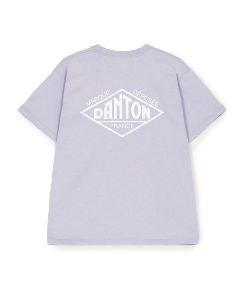 DANTON(ダントン)の「Store-Exclusive Short-Sleeve Logo T-shirt(Tシャツ/カットソー・レディース・グレー/オフホワイト/ピンク/パープル/ブルー系その他/チャコール・L/XL/S/XXL/M)」の5枚目の写真