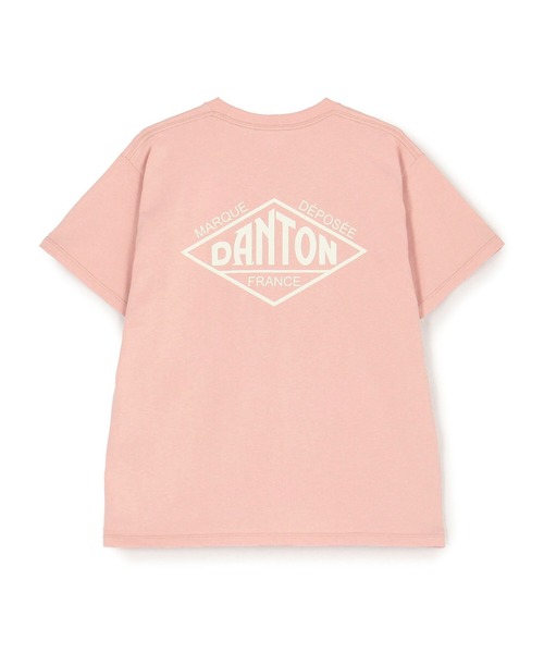 DANTON(ダントン)の「Store-Exclusive Short-Sleeve Logo T-shirt(Tシャツ/カットソー・レディース・グレー/オフホワイト/ピンク/パープル/ブルー系その他/チャコール・L/XL/S/XXL/M)」の6枚目の写真