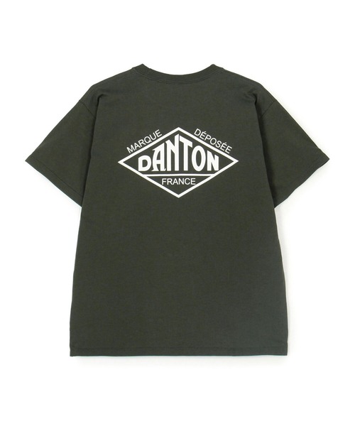 DANTON(ダントン)の「Store-Exclusive Short-Sleeve Logo T-shirt(Tシャツ/カットソー・レディース・グレー/オフホワイト/ピンク/パープル/ブルー系その他/チャコール・L/XL/S/XXL/M)」の3枚目の写真
