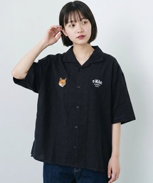 T-MAC OUTING（ティーマック アウティング）の「【T-MAC】FOX＆フロリダ刺繍  綿ツイル 半袖開襟シャツ（シャツ/ブラウス）」