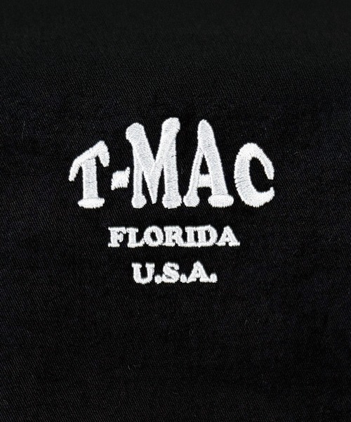 T-MAC OUTING(ティーマック アウティング)の「【T-MAC】FOX&フロリダ刺繍 綿ツイル 半袖開襟シャツ(シャツ/ブラウス・メンズ・オリーブ/ブラック・M/LL/L)」の12枚目の写真
