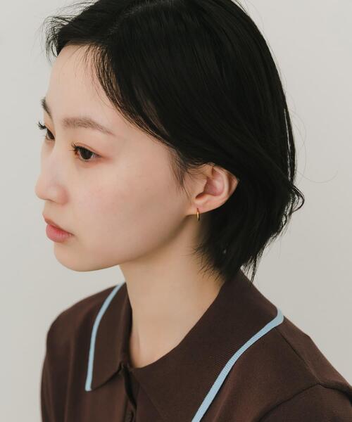 SMELLY（スメリー）の「ステンレスフープピアス10mm（ピアス（両耳用）・レディース・ゴールド/シルバー・-）」の12枚目の写真