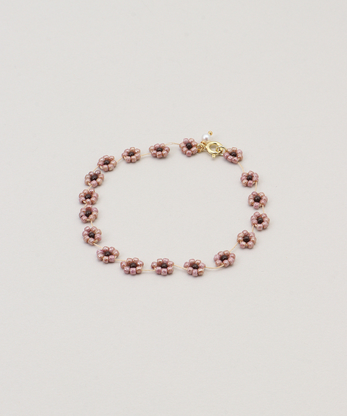 SLOBE IENA（スローブイエナ）の「LABRO/ラブロ BRACELET（ブレスレット・レディース・ピンク/ブラック/シルバー/ホワイト/イエロー・FREE）」の4枚目の写真