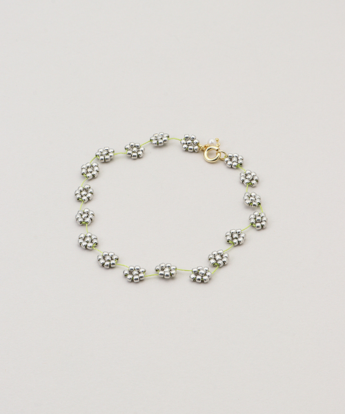 SLOBE IENA（スローブイエナ）の「LABRO/ラブロ BRACELET（ブレスレット・レディース・ピンク/ブラック/シルバー/ホワイト/イエロー・FREE）」の5枚目の写真