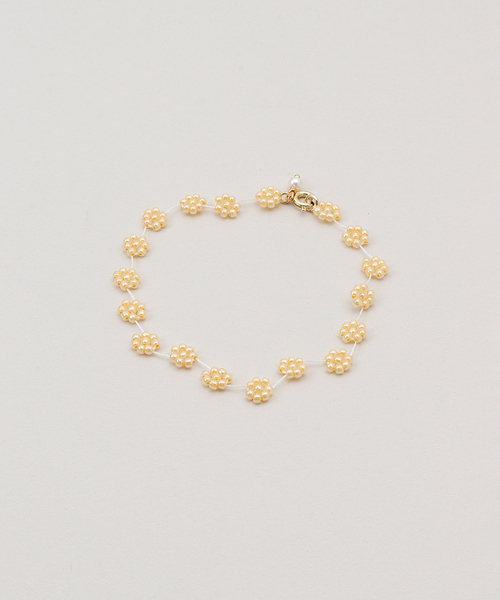 SLOBE IENA（スローブイエナ）の「LABRO/ラブロ BRACELET（ブレスレット・レディース・ピンク/ブラック/シルバー/ホワイト/イエロー・FREE）」の3枚目の写真