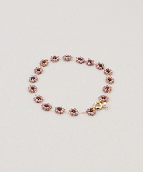 SLOBE IENA（スローブイエナ）の「LABRO/ラブロ BRACELET（ブレスレット・レディース・ピンク/ブラック/シルバー/ホワイト/イエロー・FREE）」の6枚目の写真
