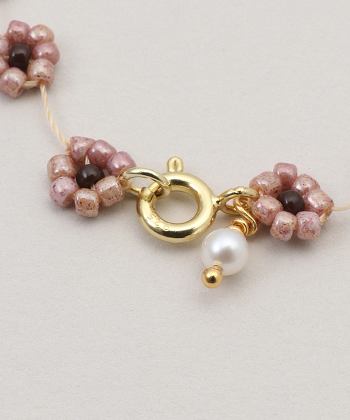 SLOBE IENA（スローブイエナ）の「LABRO/ラブロ BRACELET（ブレスレット・レディース・ピンク/ブラック/シルバー/ホワイト/イエロー・FREE）」の7枚目の写真
