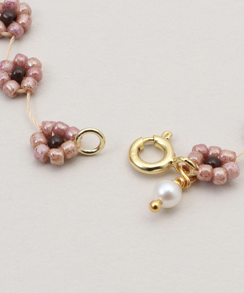 SLOBE IENA（スローブイエナ）の「LABRO/ラブロ BRACELET（ブレスレット・レディース・ピンク/ブラック/シルバー/ホワイト/イエロー・FREE）」の8枚目の写真