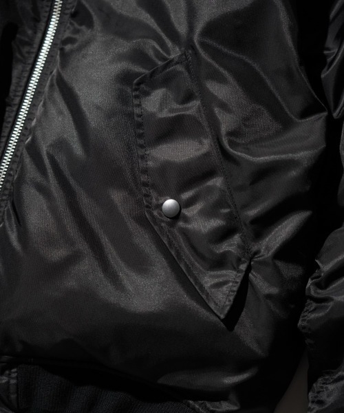 made in standard (メイドインスタンダード)の「MADE IN STANDARD / メイドインスタンダード DOWN LINING MA-1 ダウンMA-1(MA-1・メンズ・その他1/ブラック・MEDIUM/LARGE)」の15枚目の写真