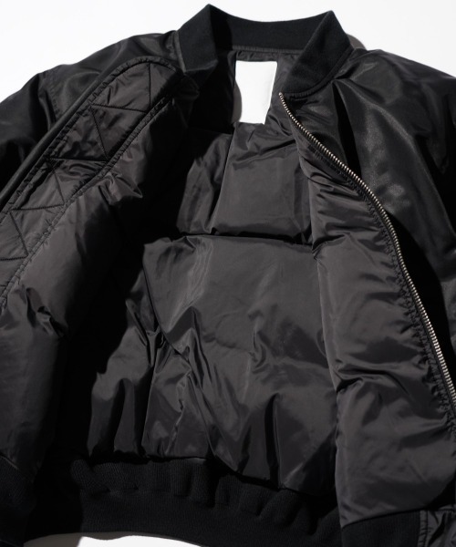 made in standard (メイドインスタンダード)の「MADE IN STANDARD / メイドインスタンダード DOWN LINING MA-1 ダウンMA-1(MA-1・メンズ・その他1/ブラック・MEDIUM/LARGE)」の17枚目の写真