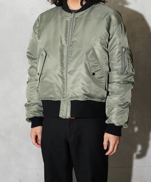made in standard (メイドインスタンダード)の「MADE IN STANDARD / メイドインスタンダード DOWN LINING MA-1 ダウンMA-1(MA-1・メンズ・その他1/ブラック・MEDIUM/LARGE)」の9枚目の写真
