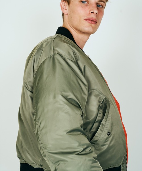 made in standard (メイドインスタンダード)の「MADE IN STANDARD / メイドインスタンダード DOWN LINING MA-1 ダウンMA-1(MA-1・メンズ・その他1/ブラック・MEDIUM/LARGE)」の8枚目の写真